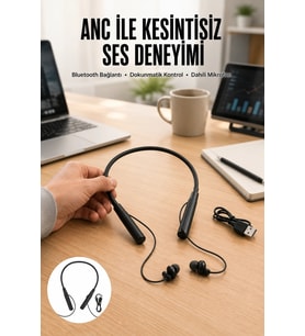 Yeni Nesil Bluetooth Kulaklık Kablolu Kulak İçi Dijital Göstergeli