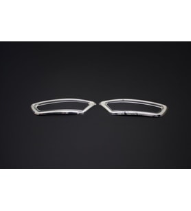 VW Passat B8 Krom R Line Difüzör Egzoz Çerçevesi 2015-2019 Arası