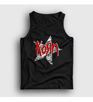 Presmono Unisex Siyah Star Müzik Metal Korn Atlet 513988tt