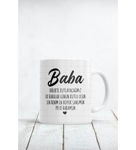 İyi Ki Babamsın Baskılı Kupa Bardak