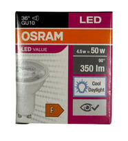 Osram Par16 4.5W (50W) 6500K (Beyaz Işık) GU10 Duylu Led Spot