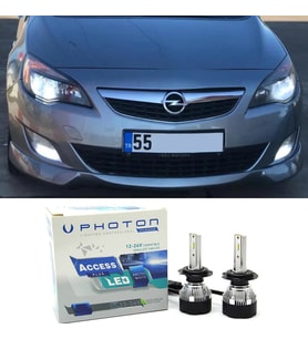 Opel Astra J Led Xenon Uzun Far Ampulü H7 Access Yeni Seri Beyaz 2009+