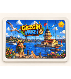 Gezgin Huzi - 24 Parça Ahşap Puzzle