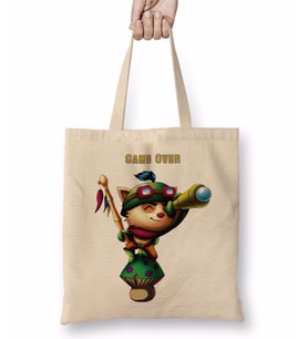 Teemo Lol Bez Çanta Uzun Saplı