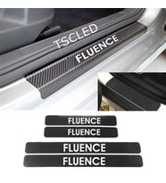 Oto Fluence Karbon Kapı Eşiği Koruma Sticker (4 Adet)
