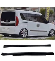 Fiat Doblo Aero Yan Marşpiyel Seti Mat Siyah Plastik 2 Adet 2009-2017