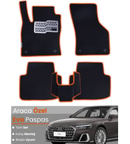 AUDİ A8 L (2017-2024) Uyumlu EVA Paspas Tam Set–Araca Özel,Su Geçirmez,Hızlı ve Kolay Montaj