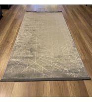 Hoom Rugs Cotton 1141 Gri Yıkanabilir Antibakteriyel Modern Halı