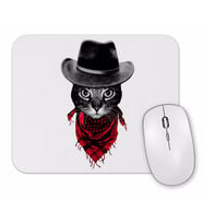 Kovboy Cat Kedi Mouse Pad