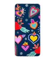 PrintiFy Xiaomi Mi Note 10 ile Uyumlu Retro Color 3  Kamera Korumalı Şeffaf  Kılıf