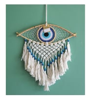 Rüya Kapanı Dream Catcher Göz Tasarımı Model 2 (Çok Renkli)