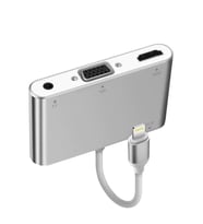 Northcity iPhone iPad HDMI VGA Audio Dönüştürücü Adaptör - 1080p Full HD Lightning Çözümü