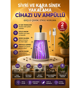 Sessiz Teknolojili Gece Boyu Sivrisinek Koruma Lambası