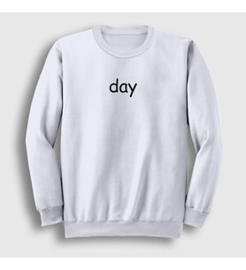 Presmono Unisex Beyaz Day Valentine's Day Sevgililer Günü Sweatshirt 285728tt