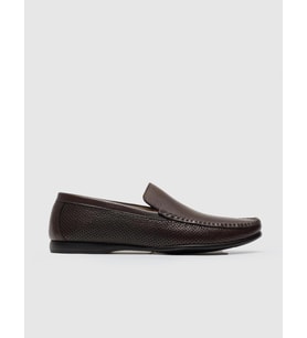 Hakiki Deri Kahverengi Erkek Loafer