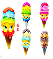 Tweety Sukuşi Büyük Boy Tweety Civciv Dondurma Squishy Yükseklik 19cm.