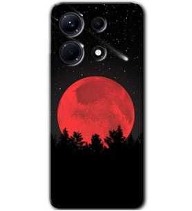 İnfinix Note 30 Pro Kılıf HD Desen Baskılı Kılıf - Kanlı Ay