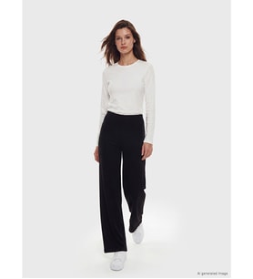 LCW Modest Siyah Soft Touch Kadın Eşofman Altı