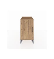 Kronos Komodin 2 Raflı Tek Kapaklı 44x59x80 Çam-Çam