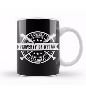 Property Of Negan Walking Dead Kupa Bardak Porselen