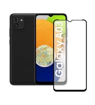 Logis Samsung A03S 9D Mat Seramik Tam Kaplayan Ekran Koruyucu Cam (Şeffaf)