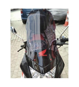 Honda Cbf 150 Ön Cam Tur Camı Füme Renk 50 Cm Saydam Füme_Supermoto (Renksiz)