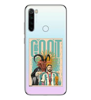 Redmi Note 8 Uyumlu Lionel Messi Desenli Şeffaf Telefon Kılıfı