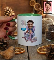 Kişiye Özel Karikatürlü Dog Dad Köpek Babası Kupa Bardak Babalar Günü Hediyesi