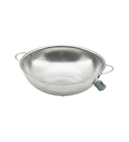 28CM METAL KULPLU ÇELİK SEPET SÜZGEÇ İNCE TEL AYAKLI (5343)