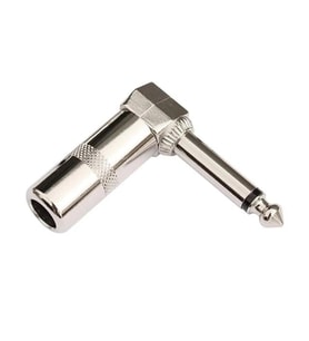 Powermaster PM-10852 Metal 6.3 Mm Mono L Tip Gitar Jack