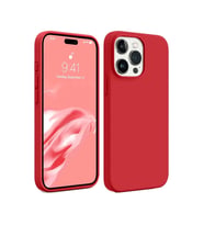 Apple İphone 15 Pro Max Kılıf First Silikon - Kırmızı