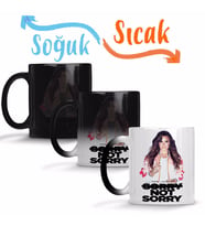 Demi Lovato Sorry Not Sorry Sihirli Kupa Bardak Porselen