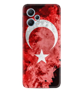 Xiaomi Redmi Note 12 4g Kılıf Resimli Desenli Baskılı Silikon Şanlı Türk Bayrağı 3 1395