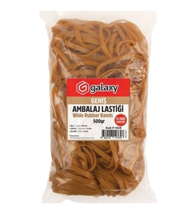 Galaxy Ambalaj Lastiği Geniş Lastik 500Gr Paket Lastiği