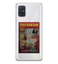 Samsung Galaxy A51 Uyumlu Pulp Ricktion Tasarımlı Şeffaf Telefon Kılıfı