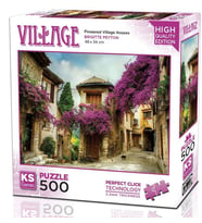 Ks Games 500 Parça Çiçekli Köy Evleri Puzzle
