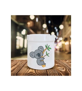 Koala Temalı Seramik Şık Küllük