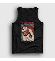 Presmono Unisex Siyah Poster Anime Film Princess Mononoke Atlet 455268tt