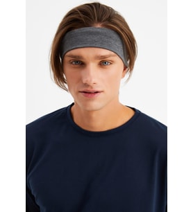 Füme Erkek Pamuklu Penye, Kaymaz, Terletmez, Ultra Hafif, Spor Saç Bandı Bandana