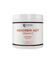 Q Natura Series, Pure C Askorbik Asit Toz 500 gr Hammadde