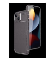 Apple İphone 15 Kılıf Auto Focus Karbon Kapak - Gri