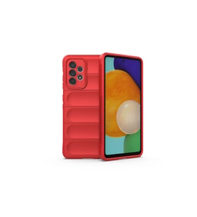 Samsung Galaxy A52 Kılıf Optimum Silikon - Kırmızı
