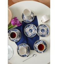 Keramika Wave Flow Stackable Çay Takımı 12 Parça 6 Kişilik 22750-51