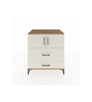 Kronos Şifonyer 2 Raflı 2 Çekmeceli 2 Kapaklı 88x59x96 Çam-Aytaşı