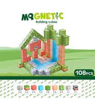 Manyetik Minecraft Tarzı 108 Parça Mıknatıslı Yapı Blok Seti