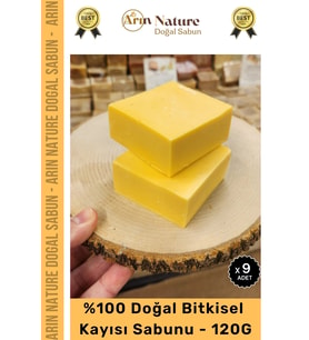 #kayısı Güzel Kokulu El Yüz Saç Vücut Orijinal Bitkisel %100 Doğal Kayısı Sabunu 120g - 9 Adet