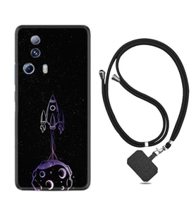 Xiaomi Mi 13 Lite Kılıf Silikon Boyun Askılı İpli Desenli Silikon Master Space 1630