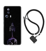 Xiaomi Mi 13 Lite Kılıf Silikon Boyun Askılı İpli Desenli Silikon Master Space 1630