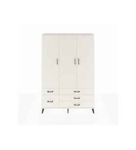 Arges Gardrop 5 Raflı 5 Çekmeceli Tek Askılı 132x30x195 Aytaşı-Aytaşı