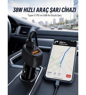 Mey İthalat® PG-38 ARABA ŞARJI Yeni Nesil